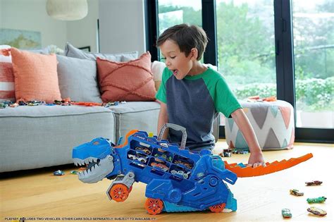 Hot Wheels Hng City T Rex Mega Transporter Zestaw Zabawki Pojazdy Monster Truck