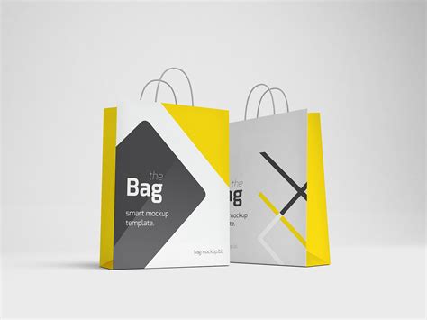 Free Square Shopping Bag Mockup — Free Mockup World