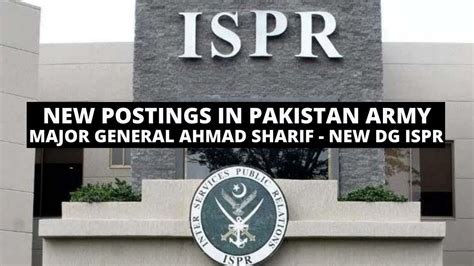 DG ISPR Changed Major General Ahmad Sharif Posted As New DG ISPR