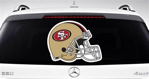 San Francisco 49ers Helmet Vinyl Decal ~ Car Sticker - for Walls ...