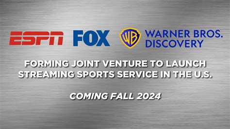 Espn Fox And Warner Bros Discovery Forming Joint Venture To Launch