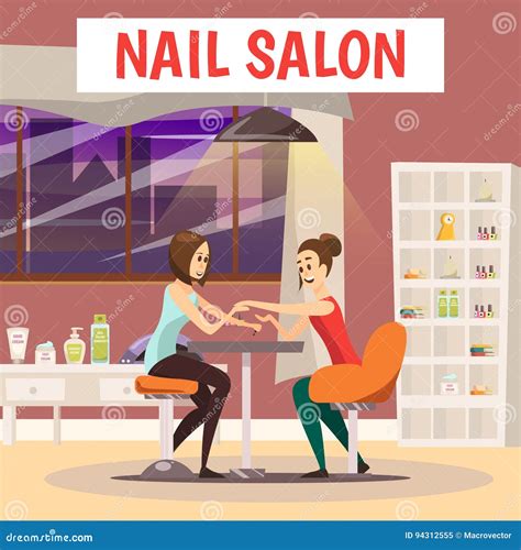 Nail Salon Animated Cartoon : Manicure Clipart | Bohobewasulur Wallpaper