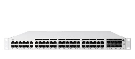Cisco Meraki MS390 High-Performance Access Switch (48-Port PoE+ (740W) + 4x 10G SFP+ Uplinks) TAA-Compliant Federal Firmware & DNA Subscription [DUAL-PSU] (MS390-48P-4X-FED-DUAL-PSU)