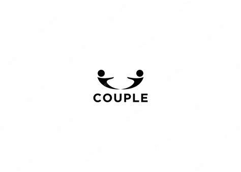 Premium Vector Couple Logo Design Vector Illustration