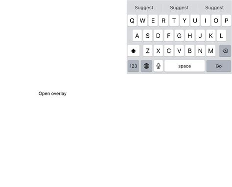 Keyboard Overlay Interaction Figma