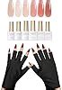 Amazon GAOY Milky Pink Jelly Nude Gel Nail Polish Set Transparent Colors Sheer White