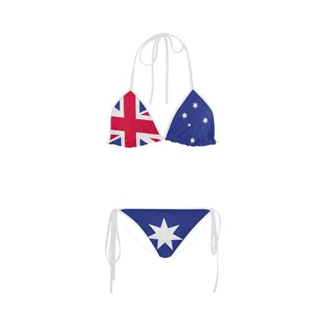 Australia Flag Piece Bikini A Australia Flag Bikinis Flag