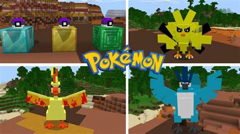 SAIU NOVO ADDON MOD DE POKÉMON PARA MINECRAFT PE YouTube