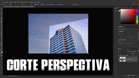 Ferramenta Corte Da Perspectiva Photoshop Psdozero YouTube