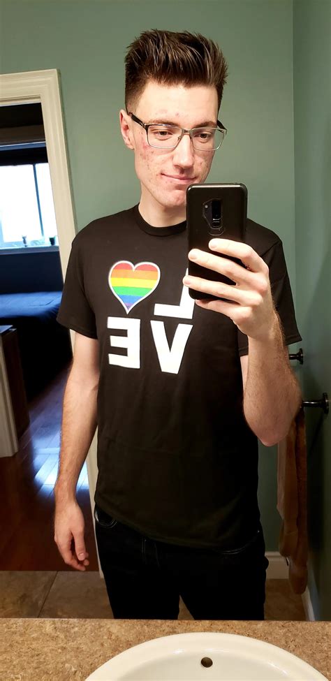 Got a new shirt to celebrate finally coming out to my whole family