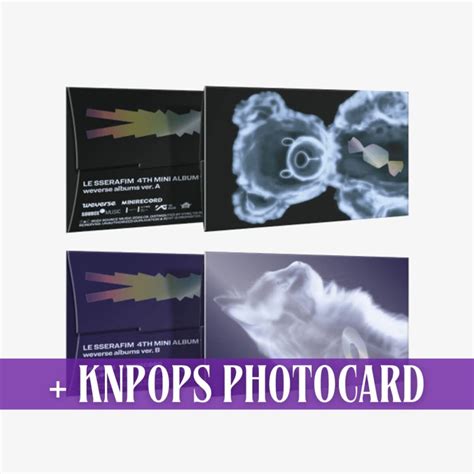 Hot Le Sserafim Crazy Weverse Albums Ver Knpops Pob Album Version Random