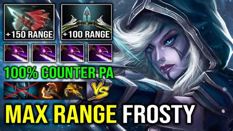 100 Max Range Frost DPS First Item Pike Drow Ranger EZ Counter PA 10K