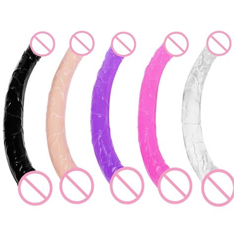Sex U Vorm Dubbele Dildo Realistische Met Man Dildo Seksspeeltjes Voor