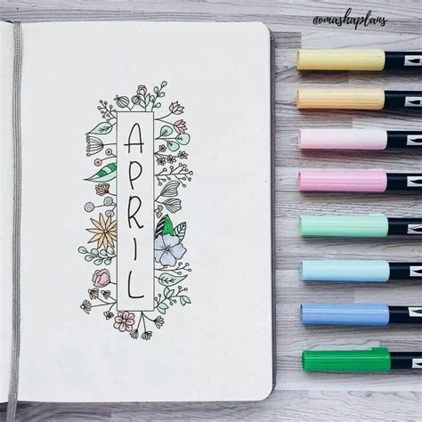 15 Creative April Bullet Journal Ideas To Inspire You