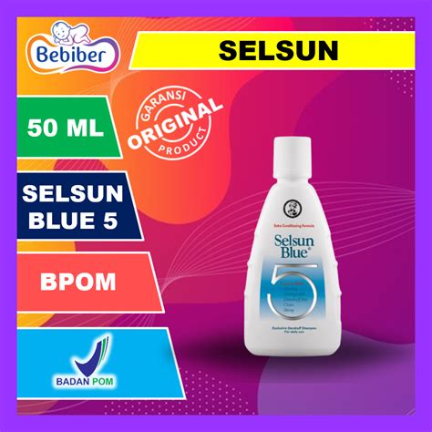 Selsun Blue 5 Shampoo 50ml Shampo Selsun Blue Five Sampo Anti