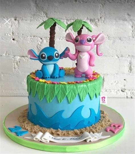 Pin on Cake | Stitch cake, Lilo and stitch cake, Luau birthday cakes