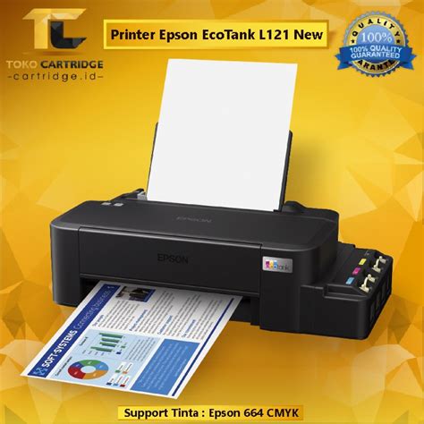 Jual Printer Epson L121 Original Pengganti L120 Ink Tank A4 Inktank L 121 Shopee Indonesia