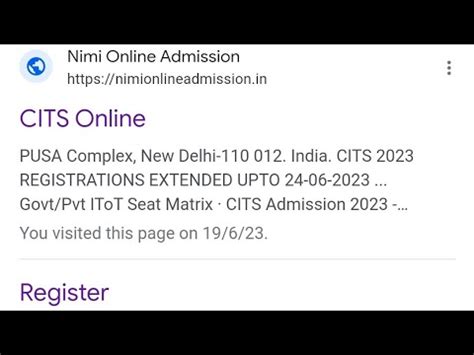 CITS 2023 Registration Date Extended Exam Date Extended Last Date