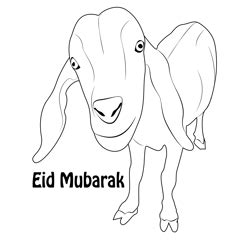 bakra eid coloring page  kids  eid al fitr printable coloring