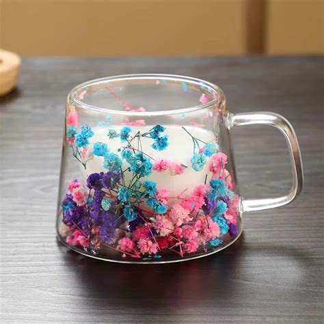 Стеклянная чашка с двойными стенками | AliExpress