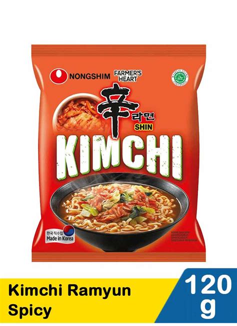 Nong Shim Kimchi Ramyun Spicy 120gr Toko Elmanna