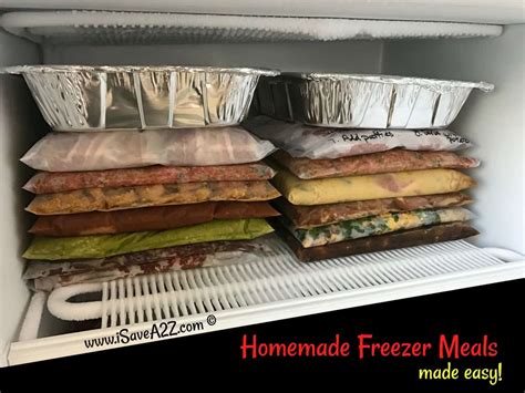 Homemade Freezer Meals Made Easy! - iSaveA2Z.com