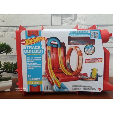 Hot Wheels Track Builder Unlimited Fuel Can Stunt Expensive Toys Shopee Malaysia
