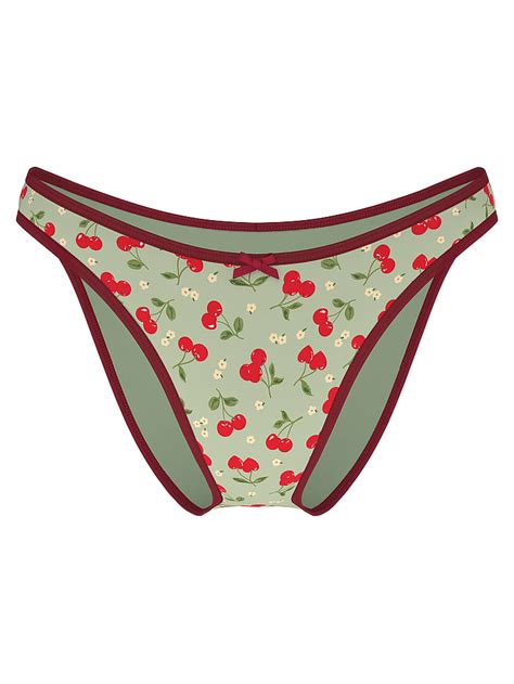 Buy Golden Hour Cheeky Bikini Bottom Cherry Hearts Order Bikini Bottom Online Pink Us