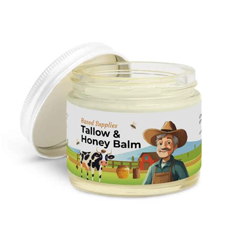 Tallow & Honey Balm Moisturizer Cream All Purpose Grass Fed Beef ...