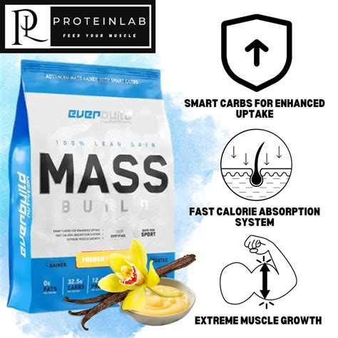 Everbuild Nutrition Mass Build 12lbs Proteinlab Malaysia Sport