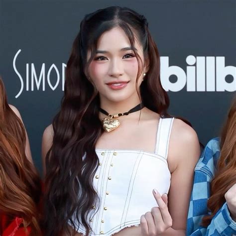 Bini Aiah Arceta Billboard Korea In Pretty Brunette Hair