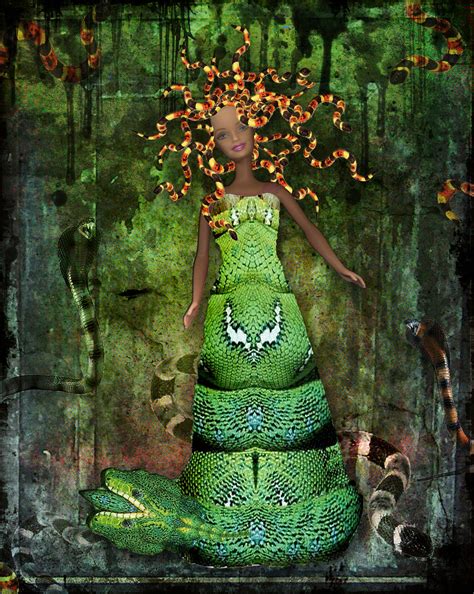 Medusa Barbie - a photo on Flickriver