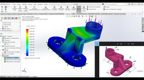 Solidworks Tutoriel Design D Simulation Analyse Statique