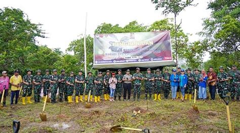 Kodam Pattimura Aksi Tanam Ribuan Pohon Sambut HUT Ke 24 Tahun