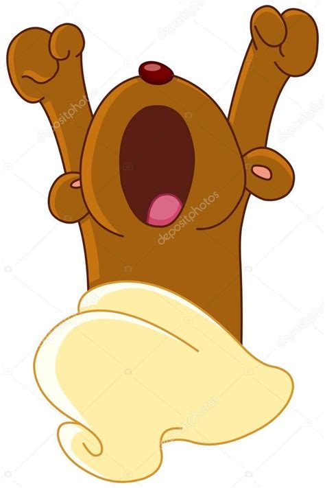 Teddy Bear Waking Up Stock Vector Image By ©yayayoyo 74306475