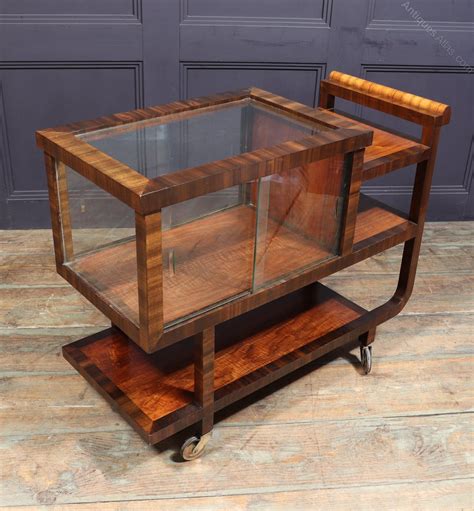 Art Deco Walnut Drinks Trolley Antiques Atlas