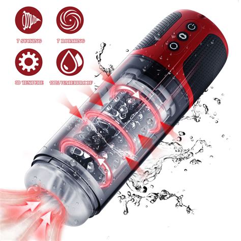 ESVOW Male Masturbators Cup Automatic Sex Toys With Sucking Rotating Modes Voice