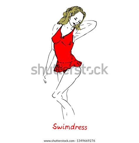 Portrait Sexy Blonde Retro Pin Girl Stock Vector Royalty Free Shutterstock