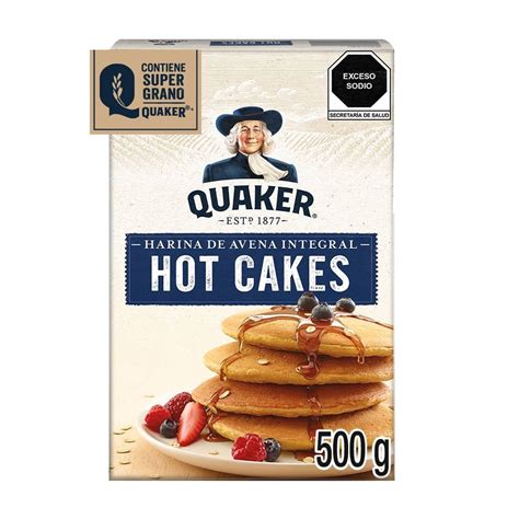 Harina De Avena Quaker Para Hot Cakes 500 G Walmart