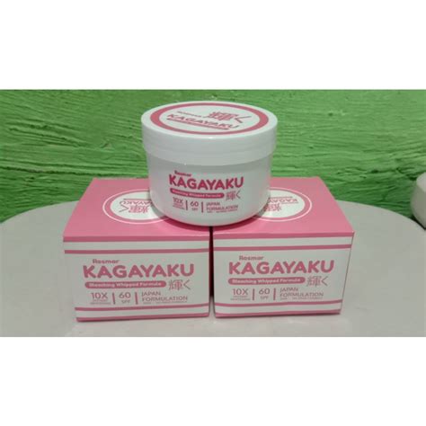 Rosmar Kagayaku Bleaching Whipped Formula G Night Skin Care Routine