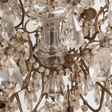 LJUSKRONA för sex ljus barockstil 1800 talets slut Bukowskis