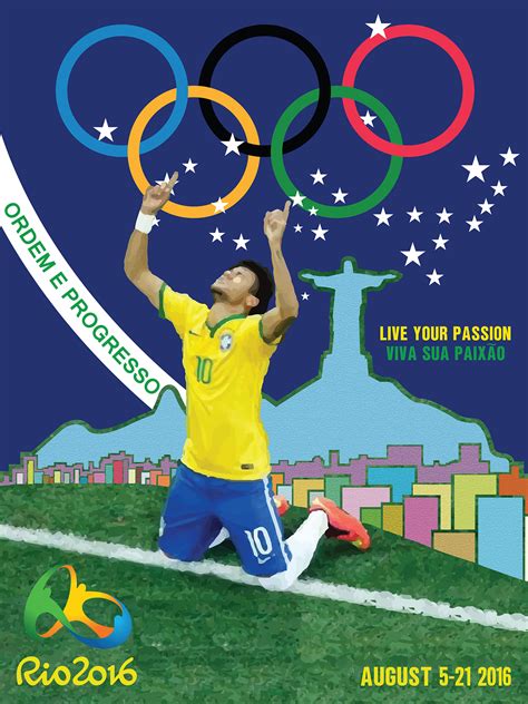Rio 2016 Olympics Poster on Behance