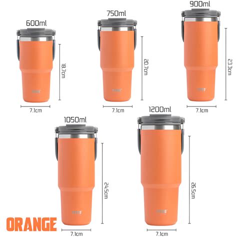 Original Tyeso Tumbler With Handle 750ML 900ML Hot Cold Thermos Cup 304
