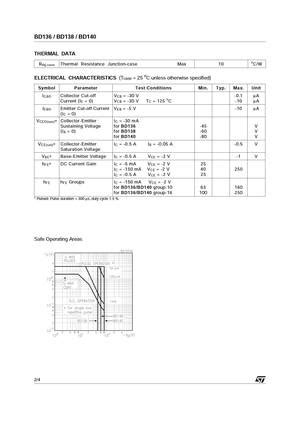 BD140 Datasheet and Replacement, Transistor Equivalent Finder, Cross ...
