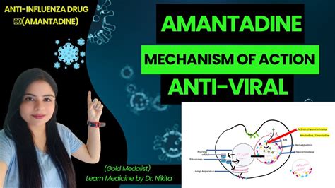 Amantadine Anti-Influenza Anti-Viral Drug | Mechanism of Action Tricks - YouTube