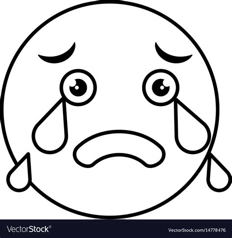 Sad Face Clipart Black And White