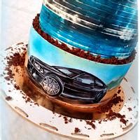 svatební lyžařský naked cake cake by Jitka CakesDecor