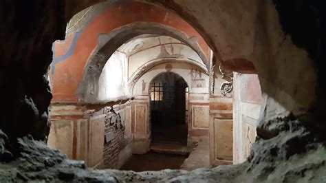 Foto Della Visita Alle Catacombe Di Priscilla