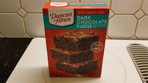 Having Duncan Hines Dark Chocolate Fudge Brownies With Chocolate Chips Of Course Ofl 1641