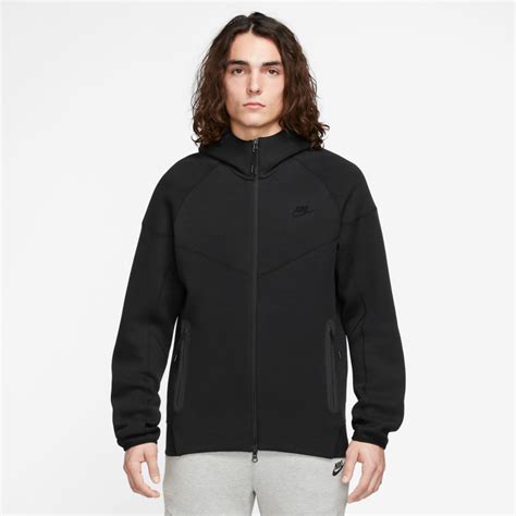 Mens Nike Tech Fleece Hooded Jacket Blackblack Fb7921 010